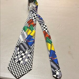 Vibrant Checkered Men's Tie
